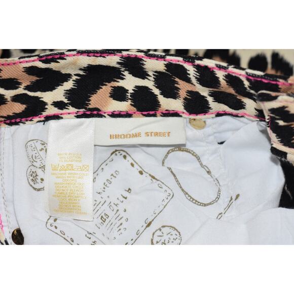 Kate Spade Jeans Women's 29 Broome Street Leopard Print Denim Skinny - Picture 9 of 9